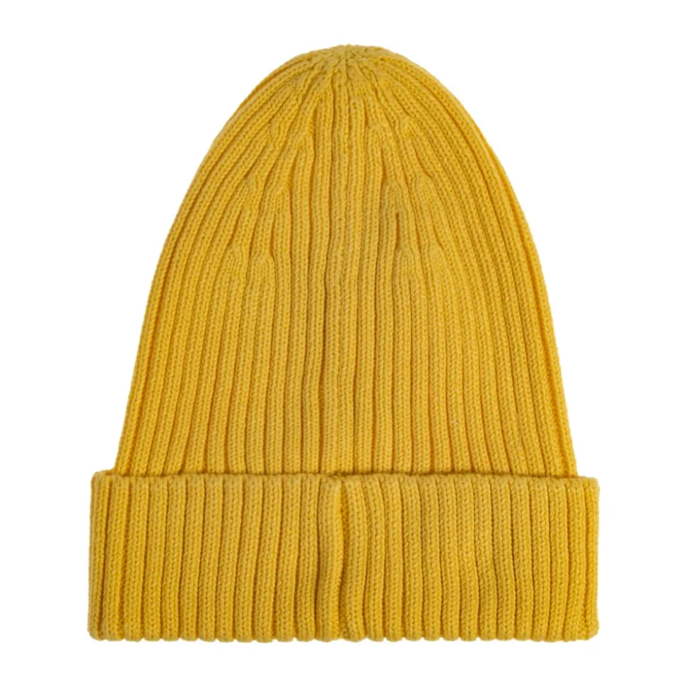 Katoenen Beanie met Logo Patch