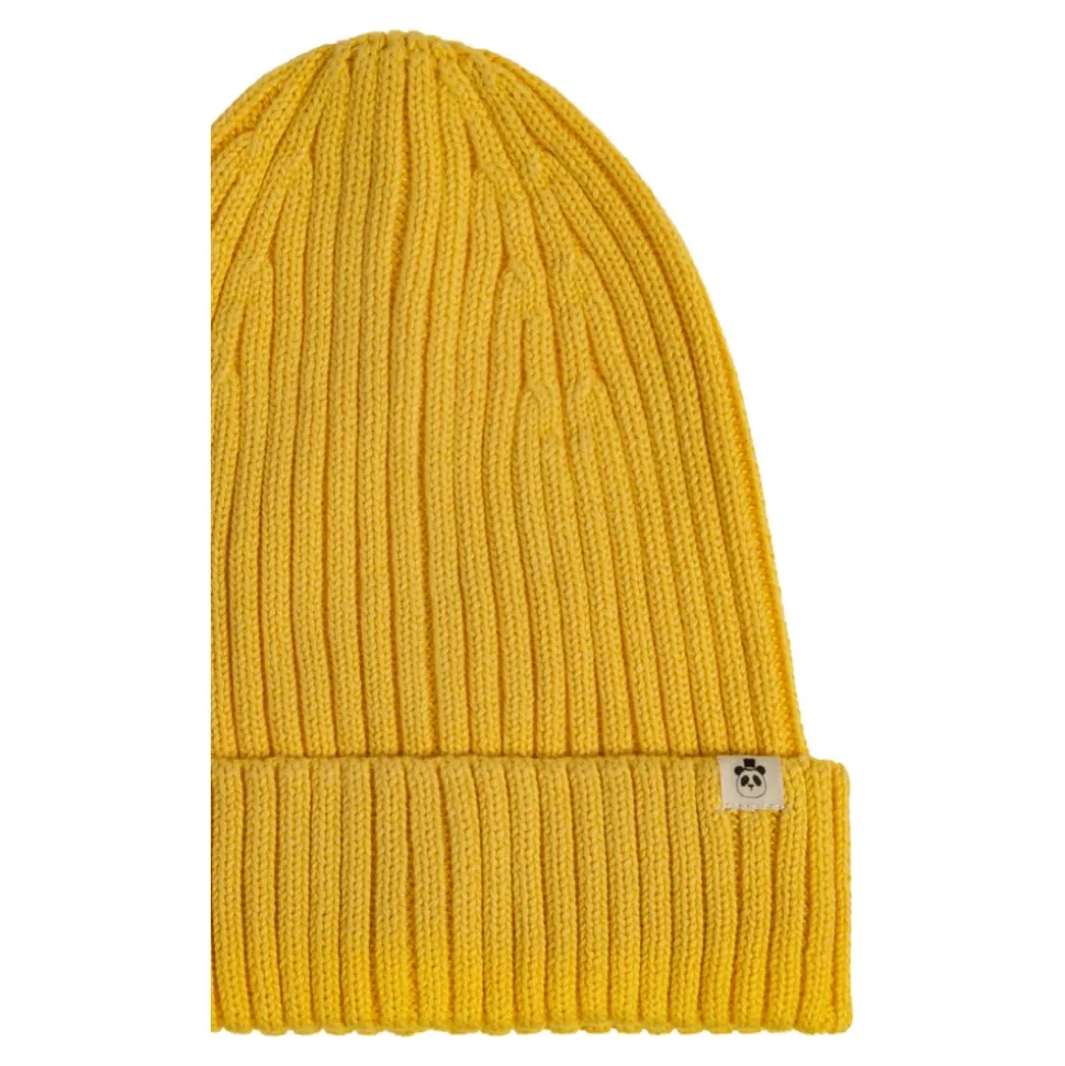 Katoenen Beanie met Logo Patch