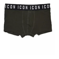 Katoenen Boxershorts 2-Pack Jongens Wit Khaki