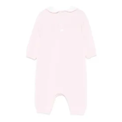 Katoenen romper met kabelmotief