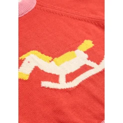 Katoenen trui met ronde hals