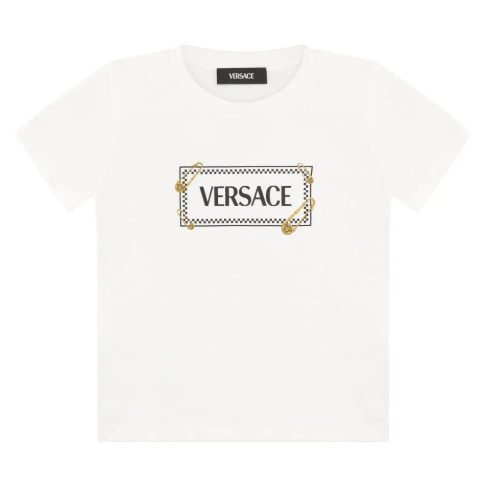 Katoenen T-shirt met ronde hals