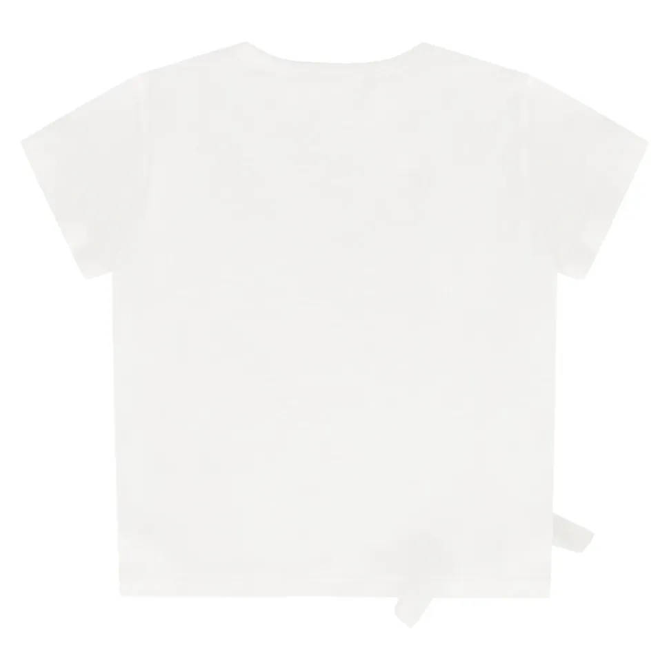 Katoenen T-shirt met ronde hals