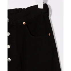 Katoenen Wijde Pijp Jeans voor Meisjes