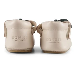 Kers Versierde Roze Leren T-Bar Schoenen