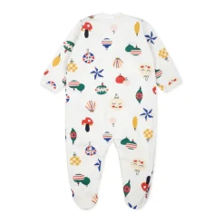 Kerstprint Katoenen Babypak Rompers
