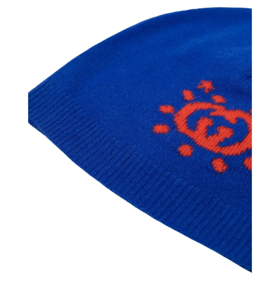 Kids Beanie met UFO Intarsia