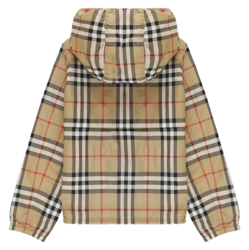 Kinderen Beige Jas met Capuchon