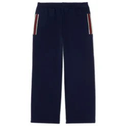 Kinderen Blauwe Katoenen Broek Elastische Taille