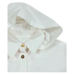 Kinderen Boter-Kleurige Geknipte Shirt met Capuchon