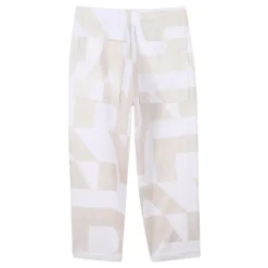 Kinderen Cream Broek met Gouden Folie