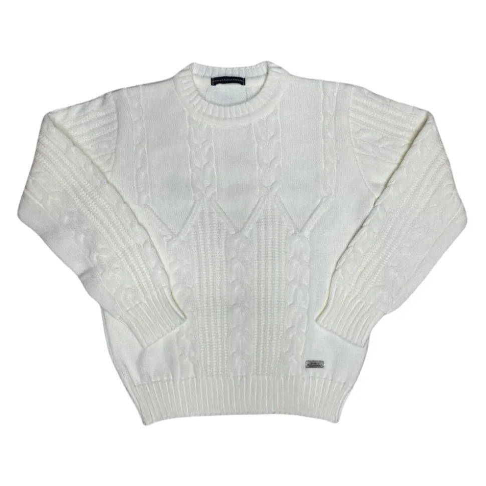 Kinderen Crème Trui Zachte Gebreid