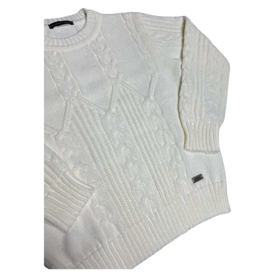 Kinderen Crème Trui Zachte Gebreid