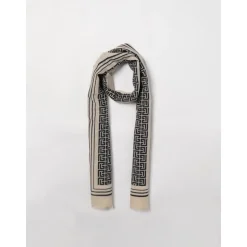 Kinderen Geometrische Print Sjaal Crème