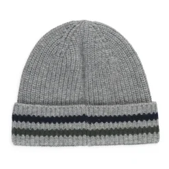 Kinderen Grijze Beanie met Logopatch
