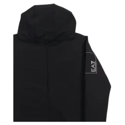 Kinderen Hoodie Jas Zwart Grijs Logo