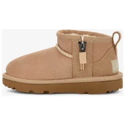 Kinderen Klassieke Ultra Mini Beige Laarzen