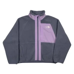 Kinderen Lila Sherpa Jas met Nylon Inzetstukken