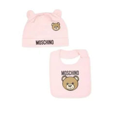 Kinderen Suiker Roze Hoed en Slabbetje Set