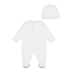 Kinderen Witte Jurk Grafische Print