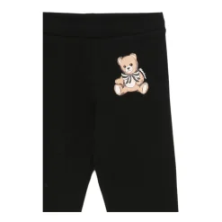 Kinderen Zwart Bedrukt Trainingspak Hoodie Jurk