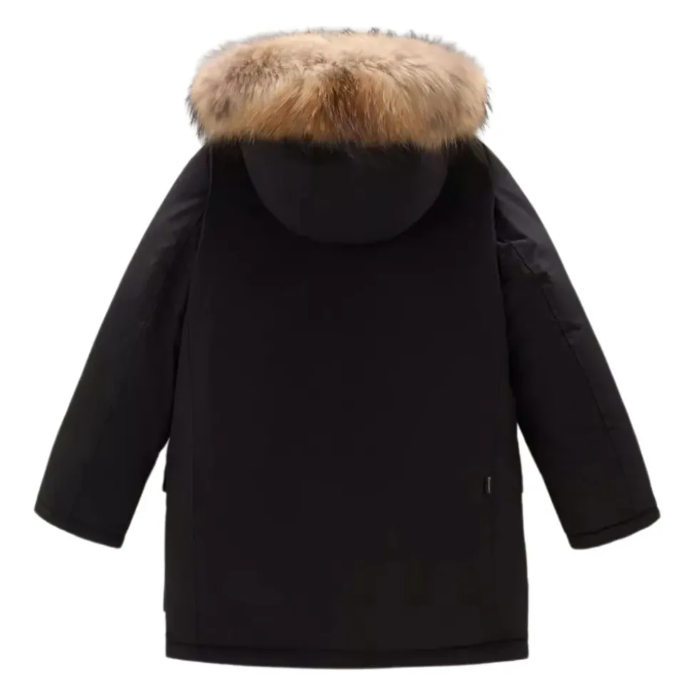 Kinderen Zwarte Donsjas met Kasjmier