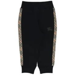 Kinderen Zwarte Katoenen Broek Elastische Taille