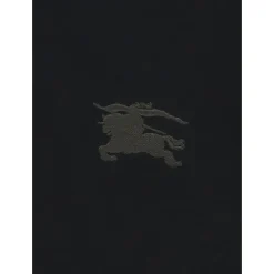 Kinderen Zwarte T-shirt met Logo Borduurwerk