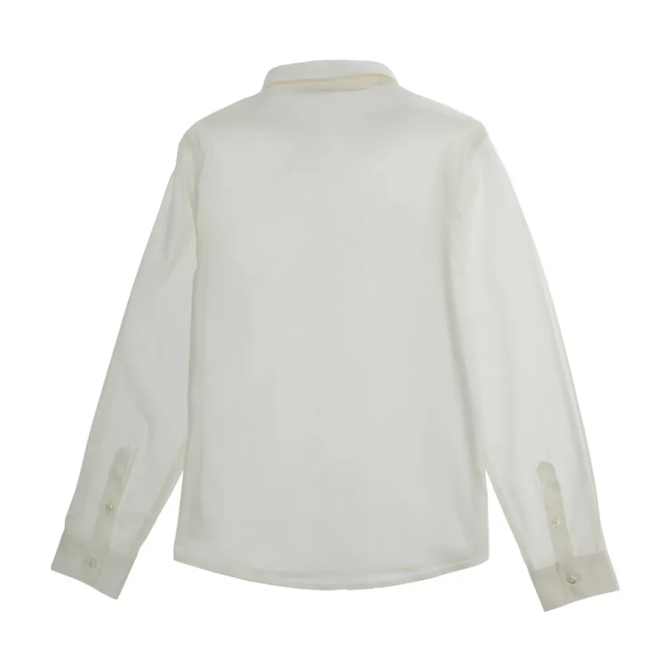 Klassiek overhemd met kraag en logo