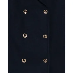 Klassieke Blauwe Caban Jas