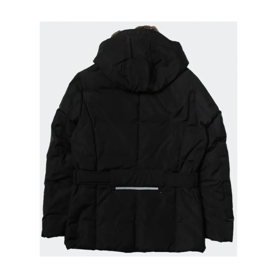 Klassieke Gewatteerde Jas met Nepbont