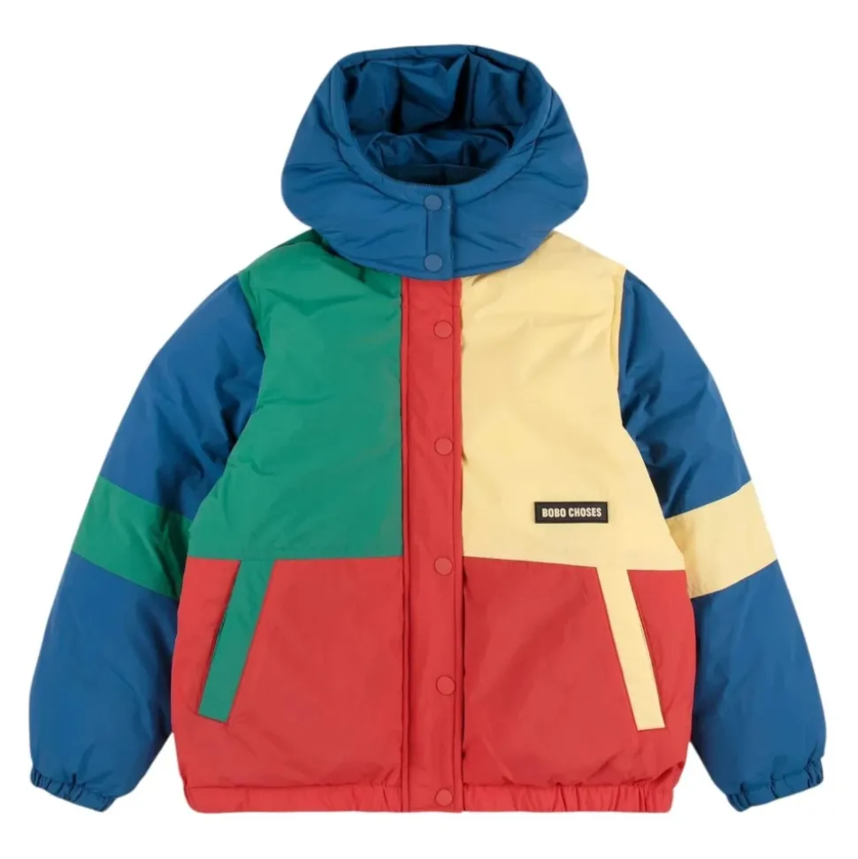 Kleur Blok Anorak Jas