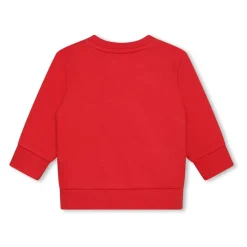 Kleurrijke Voorkant Illustratie Sweater