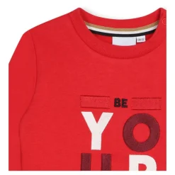 Kleurrijke Voorkant Illustratie Sweater