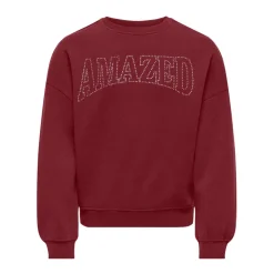 KOGKIKI LIFE L/S OVZ O-NECK STUD BRU SWT