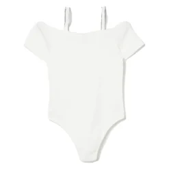 Korte Mouw Boothals Katoenen T-shirt