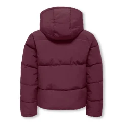 Korte Pufferjas in Mauve Wine