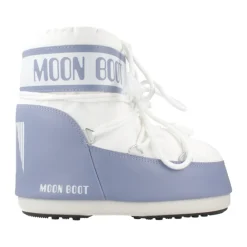 Lage iconische laarzen in marineblauw