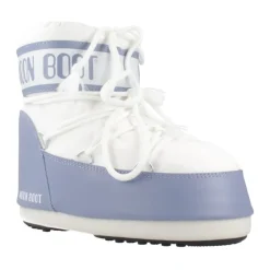 Lage iconische laarzen in marineblauw