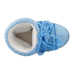 Lage iconische laarzen in marineblauw