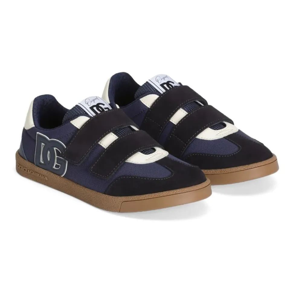 Lage Top Marineblauw/Ivoor Sneaker
