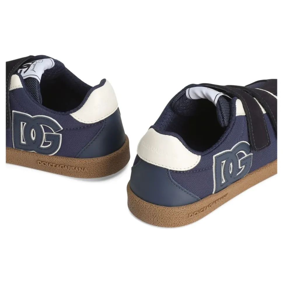 Lage Top Marineblauw/Ivoor Sneaker