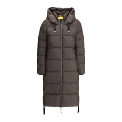 Lang gewatteerd donsjack