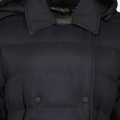 Lange Nylon Pufferjas