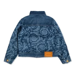 Lasered Denim Blouson