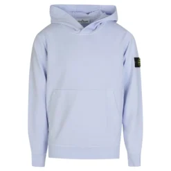 Lavendel hoodie met logopatch