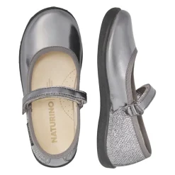 Leather and fabric ballet flats FROLLIK 2