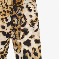 Legging met Luipaardprint en Elastische Tailleband