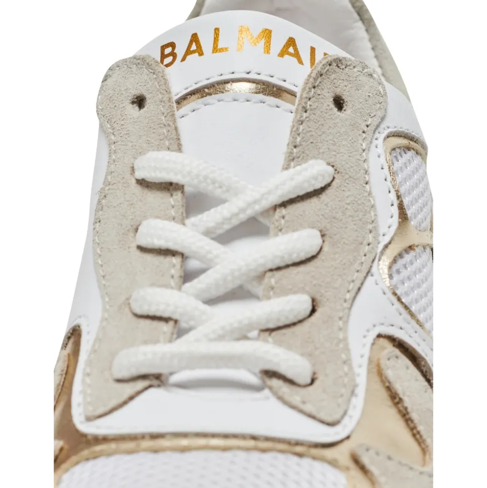 Leren en Mesh Sneakers