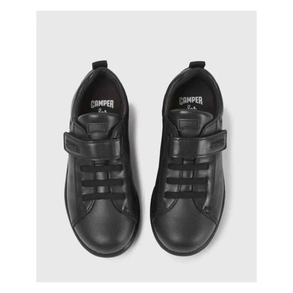 Leren Schoen met Klittenbandsluiting